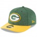 Men's Green Bay Packers New Era Green/Gold 2018 NFL Sideline Home Official Low Profile 59FIFTY Fitted Hat 3058496